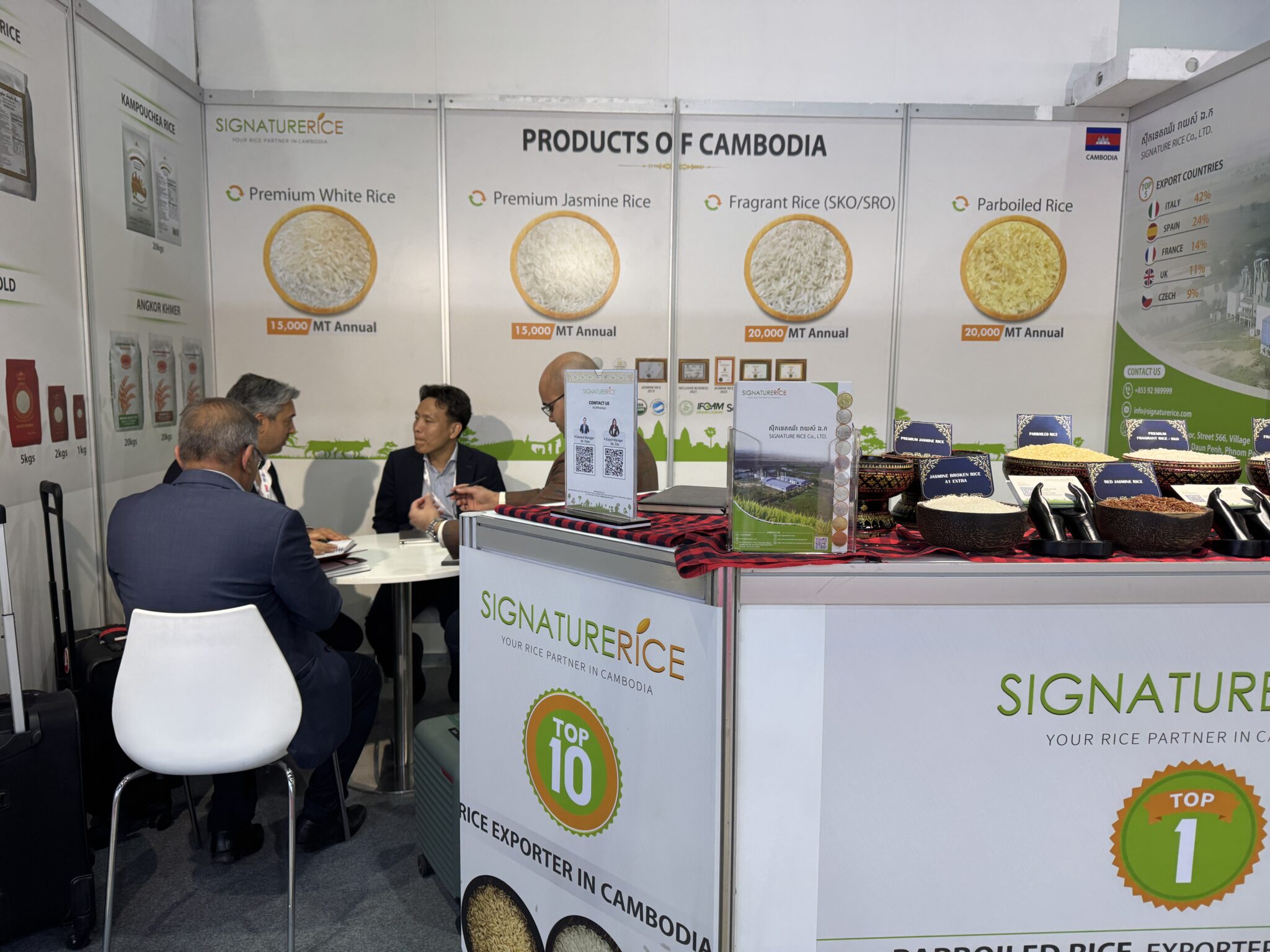 Exhibition Rice | Exporting rice abroad | Signature Rice